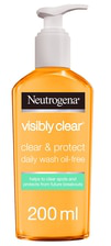Neutrogena Visibly Clear Clear & Protect Oil-Free Facial Wash 200ml