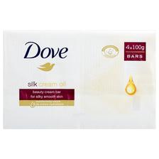 Dove Silk Cream Oil Bar Soap 100g (Imported)