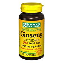Good N Natural Ginseng Complex Plus Royal Jelly 1000 Mg (50 Capsules)