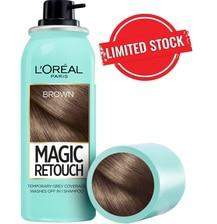 L'oreal Paris Magic Retouch Root Touch Up Hair Color Spray - Brown 75ML (LIMITED STOCK)