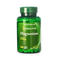 Puritan's Pride Magnesium 250 mg - 200 Caplets