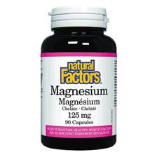 Natural Factors Magnesium Chelate 125 MG (90 Capsules)