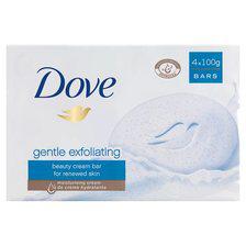 Dove Gentle Exfoliating Bar Soap 100g (Imported)