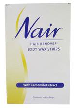 Nair Hair Remover Body Wax Strips with Camomile Extract 16 Strips