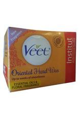 Veet Oriental Hard Wax Essential Oils & Floral Fragrance (Colour Orange)