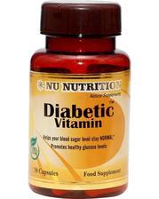 Nu Nutrition Diabetic Vitamin Capsule 30 Capsules