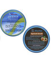 Silver Sea Ice & Apricot Scrubs 4 Oz Kit