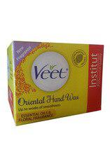 Veet Oriental Hard Wax Essential Oils & Floral Fragrance (Colour Yellow)
