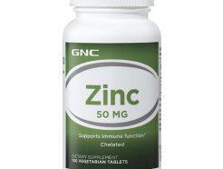 GNC Zinc 50MG 100 Veg Tablets