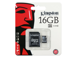 Kingston SDC4 16GB Micro SDHC Class 4 Flash Memory Card memorycards 