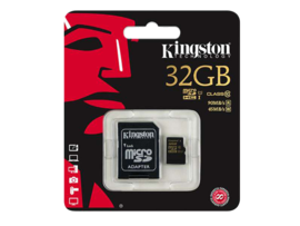 Kingston SDCA10 32GB Micro SDHC Class 10 UHS-I Flash Memory Card memorycards 