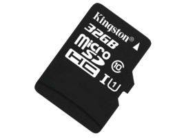 Kingston SDC10G2 32GB Micro SDHC UHS-I Class 10 Flash Memory Card memorycards 