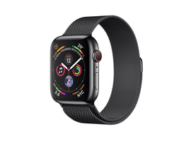 Apple Watch MTUM2 40mm Series 4 Stainless Steel Case with Milanese Loop With GPS + Cellular watches 