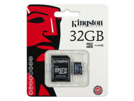 Kingston SDC4 32GB Micro SDHC Class 4 Flash Memory Card memorycards 
