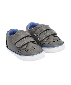 grey brogue shoes