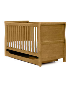 mothercare sleigh cot bed - antique
