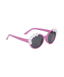 pink 3D flower sunglasses