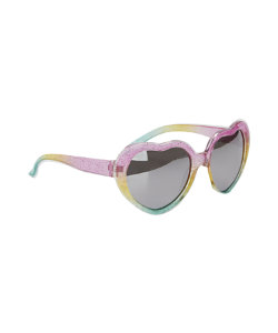 pink heart frame sunglasses