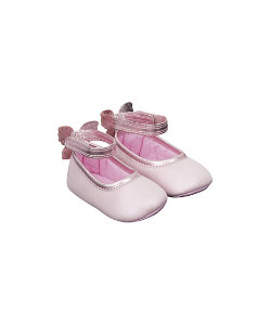 pink butterfly pram shoes