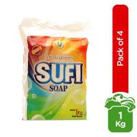 Sufi Special Detergent Soap (Pack of 4) - 1kg