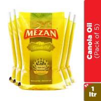 Mezan Canola Oil - 1L (Pack of 5)
