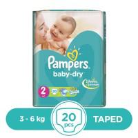 Pampers Taped 3 To 6kg - 20Pcs
