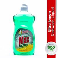 Lemon Max Ultra Lemon Liquid Dishwash (Green) - 500ml
