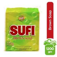 Sufi Brown Detergent Soap (Pack of 4) - 1.2kg