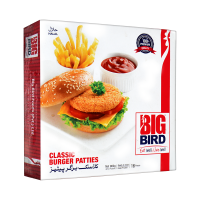 Big Bird Classic Burger Patties (Pack Of 16) - 960gm