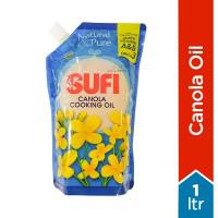 Sufi Canola Cooking Oil Poly Bag - 1Ltr