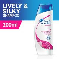 Head and Shoulder 2in1 Lively and Silky Shampoo - 200ml