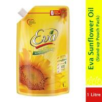 Eva Sunflower Oil Standup Pouch - 1Ltr