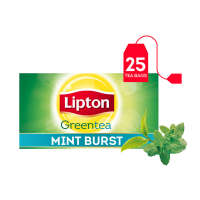 Lipton Green Tea Bags Mint (Pack of 25)