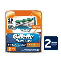Gillette Fusion Proglide Power Cartridges Razor (Pack of 2)