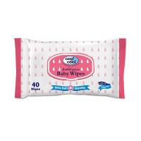 Cool and Cool Baby Wipes (Pack of 40)