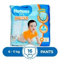 Huggies Pants 6 To 11kg - 16Pcs