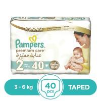 Pampers Premium Taped 3 To 6kg - 40Pcs
