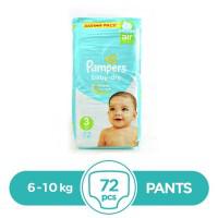 Pampers Taped (Saving pack) 6 To 10kg - 72Pcs