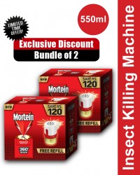Pack Of 2 Mortein Insect Killing Machine With 60 Nights Refill Free 