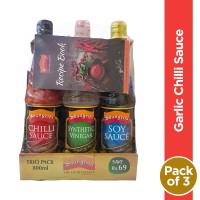 Shangrila Sauce Trio Pack (Pack of 3) - 800ml With Free Recipe Book