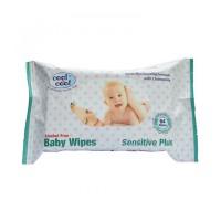 Cool and Cool Baby Sensitive Wipes (Pack of 64)