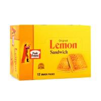 Peek Freans Lemon Sandwich Biscuits Snack Pack (Pack of 12)