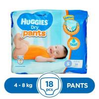 Huggies Pants 4 To 8kg - 18Pcs