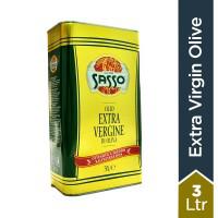 Sasso Extra Virgin Olive Oil Tin - 3Ltr