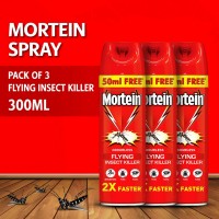 Pack Of 3 Mortein Flying Insect Killer 300Ml 