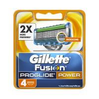 Gillette Fusion Proglide Power Cartridges Razor (Pack of 4)