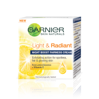 Garnier Light and Radiant Night Boost Fairness Cream - 40ml