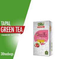 Tapal Green Tea Strawberry Bliss Tea Bags (Pack of 30)