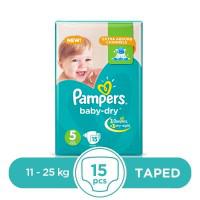 Pampers Baby Dry Junior 11 To 25kg - 15Pcs
