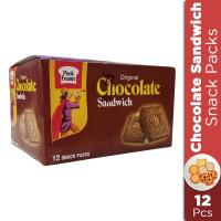 Peek Freans Chocolate Sandwich Biscuits Snack Pack (Pack of 12)